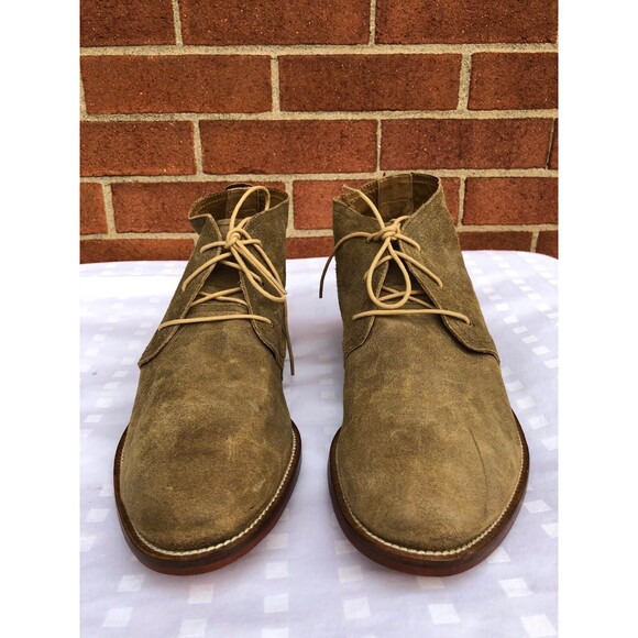 J Shoes Men Monarch distressed brown Suede Desert Ankle Chukka Boots US 10 M main image 12